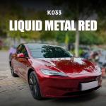 K033 Liquid Metal Red TPU Color PPF Film Vinyl Car Wrap for sale