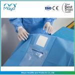Blue SMS PP Ophthalmic Drape With Pouch Fluid Collection