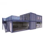 Contemporary Luxury Shipping Container Tiny Homes For Boutique Cafe Shop for sale