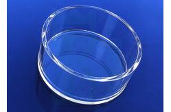 China Clear Quartz Crystal Laboratory Fused Quartz Crucible supplier