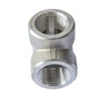China Hot Dip Galvanized SS Threaded Pipe Tee Equal Diameter Customized manufacturer