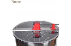 China Apicultura 6 Frames Stainless Steel Manual Honey Extractor Beekeeping Equipment supplier