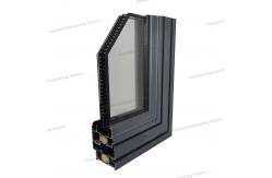 China High Security Aluminum Thermal Break Sliding Doors Profile Glazing With Lever Lock supplier