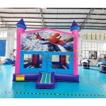 EN14960 Super Hero Inflatable Castle Bounce House For Advertisement for sale