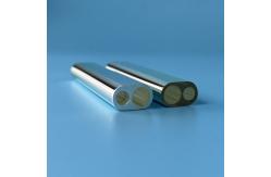 China Silver Plated Custom Quartz Flow Tubes Double Bore supplier