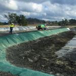 China Concrete Mat Cloth in Green color for Ditch lining for sale