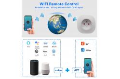 China 16A 20A Smart Light Socket Voice Activated Wireless Electric Socket Overload Protection supplier