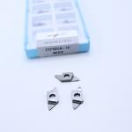 HRA91.8 Hardness Uncoated CNC Carbide Insert For Cut-Off CTP Parting Off Indexable Inserts Left Cutting CTP10FLN-TH for sale