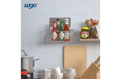 China WGO Damage Free Bathroom Holder Set , Mounting Self Adhesive Bathroom Shelf supplier