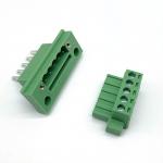 Wall Mounted 5.0/5.08mm Plug-In Terminal Block 300v 10a Male Female for sale