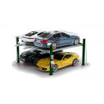 3000mm Height Double Wide 4 Post Car Parking Lift With Electromagnetic Lock Release for sale