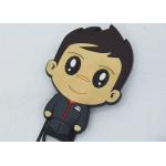 PVC Silicone Cute Cartoon Keychain Character Boys Cartoon Keyring For Schoolbag for sale