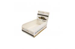 China Full Printing Paper Box Packaging Custom Cardboard Counter Display Stand UV Coating supplier