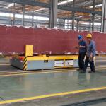Low Voltage 20 Tons Rail Transfer Trolley Intelligent Logistics Handling Equipment Customized for sale