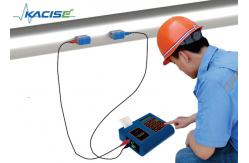 China Clamp On Handheld Ultrasonic Flow Meter No Pipe Cutting With Built In Printer supplier