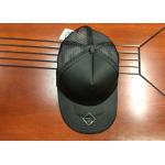 Customized Black 5 Panel Foam Back Blank Mesh Trucker Hats