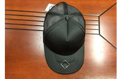 China Customized Black 5 Panel Foam Back Blank Mesh Trucker Hats supplier