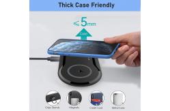 China 2 In 1 Qi 15W Multi Function Wireless Charger Pad Custom Logo supplier