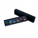Luxury Kraft Recyclable 12pcs Macaron Gift Box Packaging Black for sale