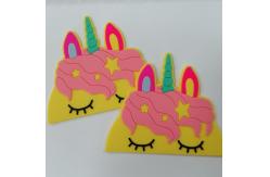 China Heat Transfer Customized 3D PVC Silicone Rubber Labels Washable Badge supplier