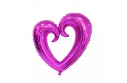 China 18 Inch Heart Shaped Aluminium Foil Helium Balloons for Birthday Wedding Party supplier