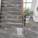 Stair Step Gold Wire Marble Floor Tile Non Slip Integrated Class Tile