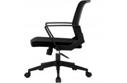 China Modern Ergonomic Conference Furniture Mid Back Manager Fabric Mesh Swivel Visitor Chairs supplier