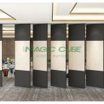 Multi Function Hall Automatic Room Dividers With Modern Design And Density 32kg/M2 for sale