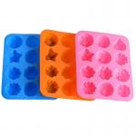 Reusable Nonstick Silicone Baking Molds With 12 Different Shape