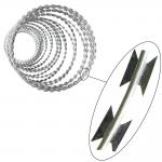 Galvanized Blade Wire Razor Barbed Wire Mesh Hardware Supplies for sale