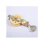 Electroplating Nylon Aluminium Alloy Cable Pulley Block for sale