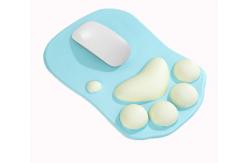 China Waterproof Reusable Cat Paw Mouse Mat , Multipurpose Kitty Paw Mouse Pad supplier