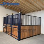 Beautiful Freestanding Horse Stall Fronts Steel Frame Infill Bamboo