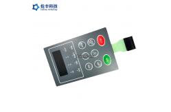 China LED Tactile Membrane Switch Keypad , Black LCD Window Metal Dome Tactile Switch supplier