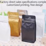 Moisture Proof Flat Square Bottom Bags - 5 OZ to 35 OZ Sizes Available for sale