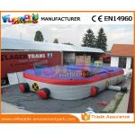 Purple Inflatable Sports Games Inflatable Laser Tag Arena 0.55mm PVC Tarpaulin for sale