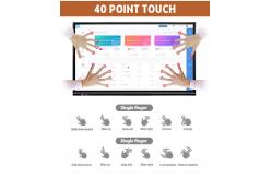 China Wireless Sharing Interactive Flat Panel Cross Region Communication Multi Language supplier