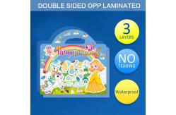 China art paper Hardcover Book Printing Usborne Custom Sticker Book For Kids supplier