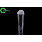 Thin Crystal Cold Drink Cups With Lids , Food Grade Dome Lid Cups Leak Resistant for sale