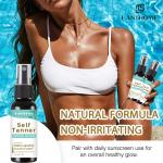 Lanthome 50ml Self Tanning Oil Skin Bronze Instant Spray Tan