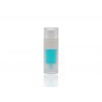 Capacity 30ml 50ml Frosted Acrylic Airless Bottle With White Treatment Pump for sale
