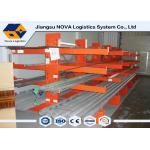 Adjustable Warehouse Cantilever Storage Racks With 500 Kg Loading Capacity Per Arm for sale