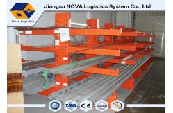 China Adjustable Warehouse Cantilever Storage Racks With 500 Kg Loading Capacity Per Arm supplier