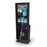 Indoor Free Standing Electronic Kiosks With Barcode Scanner , 42'' LCD Monitor