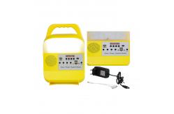 China 5 Watt 6V 6000mah Solar Home Lighting System For House Reading supplier