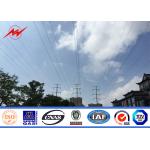 Round Steel Utility Pole 5mm 20m Electrical Utility Poles Customized for sale