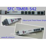 Value Cycle Timer Electrical Outlet , Metal Power Strip With Timer / On Off Switch for sale