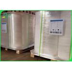 28g Printable Beverage Tube Packaging White Straw Wrapping Paper Roll for sale