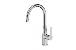 China Anti Fingerprint Kitchen Sink Mixer Taps 360 Degree Rotatable supplier