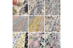 China 50gsm-100gsm Tie Dye Printed Fabric Polyester Spandex Chiffon Fabric supplier